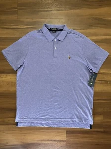 US Polo Assn. Camisa Polo Cuello Lujo Sensación Púrpura Golf Informal Para Hombre Talla XL - Imagen 1 de 8