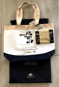 NEW DISNEY WISH INAUGRUAL SAILINGS CASTAWAY CLUB TOTE LAUNDRY BAG & TOWEL BANDS - Picture 1 of 13