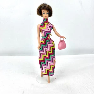 De colección Barbie Mod años 70 Muñeca Ropa MEJOR COMPRA Maxi VESTIDO Set VARIANTE TELA 1973 8680 - Imagen 1 de 16