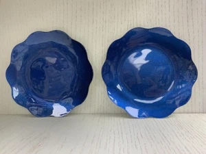 Mary Jurek 6" Symphony Enamel Scalloped Round Dish, set/2, SYPH001.3 - Picture 1 of 1