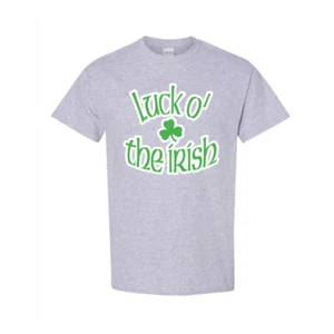 Luck O The Irish T-Shirt St. Patrick Day Shirt Funny - Picture 1 of 13