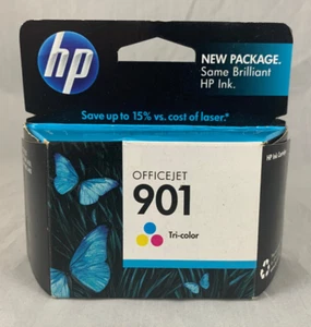 GENUINE HP OFFICE JET 901 TRI COLOR INK CARTRIDGE - NOS SEALED EXP AUG 2011 - Picture 1 of 3