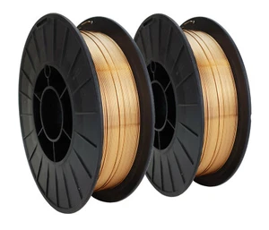 ER70S-6 Copper Coated MIG General Use Welding Wire 11 Lb x 0.030" (2 SPOOLS) - Picture 1 of 6