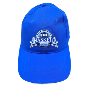 Gorra Haskell Monmouth Ball Cap Hat Carreras de Caballos 2012 Gancho y Lazo Ajustable Azul - Imagen 1 de 11