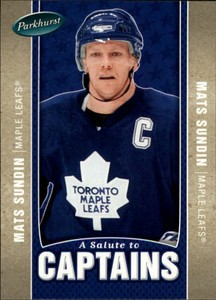 2005-06 Parkhurst Maple Leafs Hockey Card #523 Mats Sundin CPT
