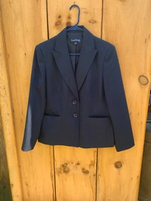 Evan-Picone  Jacket  Suit Women's Size 16 Lined 2 Pocket 2button Blue - Image 1 of 4