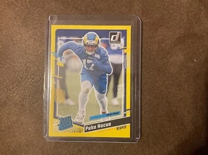 2023 Panini Donruss Football Puka Nacua RAMS 357 Rated Rookie Yellow Press Proof - Bild 1 von 4