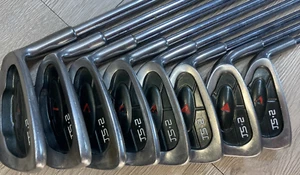 JS-2 RH Iron Set 4,5,6,7,8,9,W,S Steel Shaft - 37" EUC True Temper - USA - Picture 1 of 15