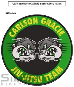 Carlson BJJ Patches Marital Arts BJJ Gi Patches Gracie BJJ Embroidery Patches - Picture 1 of 4