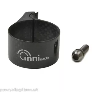 OMNI Racer FULL Carbon Front Derailleur Clamp se adapta a Shimano Sram: 31.8-32mm brillo - Imagen 1 de 5