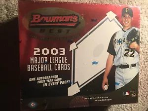 2003 Bowman's Best Baseball Hobby Box FREE SHIPPING !! Lowest Price !! - Picture 1 of 3