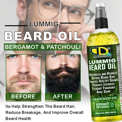 Lumming Beard Oil For Growth, Conditioning Thicker Fuller Shiner & Softer Beard - Image 1 of 3