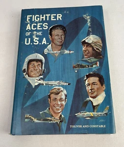 Fighter Aces of the USA - Toliver and Constable - Hardcover Book - 1979 Military - Picture 1 of 11