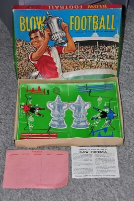 Vintage Blow Football FA Cup by Marchant Games - Ball missing - Image 1 of 4