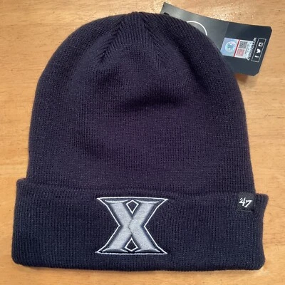 ‘47 XAVIER MUSKETEERS X NCAA BEANIE BUDDY CUFFED TOW KNIT CAP HAT NWT - Image 1 of 3