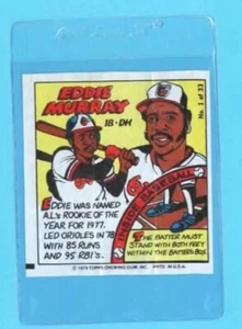 EDDIE MURRAY 1979 TOPPS BAZOOKA COMIC BASEBALL #1 - Bild 1 von 1