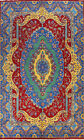 Vegetable Dye Floral Tebriz Living Room Area Rug 10x13 Wool Hand-knotted Carpet