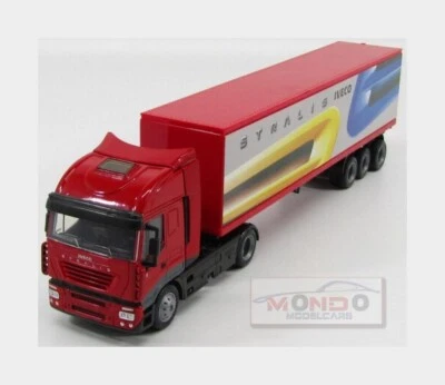 1:43 NEWRAY Iveco Fiat Stralis 540 Truck Cassonato 2009 Red NY15613 - Immagine 1 di 2