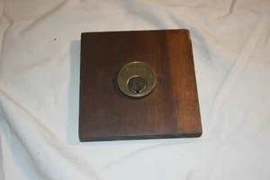 Vintage Russwin montiert Verkäufer Muster Deadbolt Platte - Bild 1 von 2