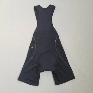 Vaude Mens Padded Cycling Bib Shorts Size XL Compression Bike Black - Picture 1 of 12
