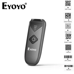 Eyoyo EY-015 Mini Barcode Scanner USB Wired/Bluetooth/ 2.4G Wireless 1D 2D Scan - Picture 1 of 12