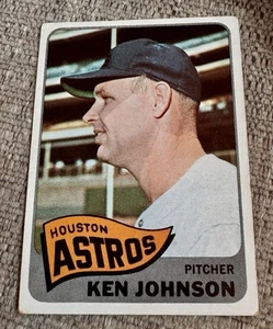 1965 Topps Baseball #359 Ken Johnson - Houston Astros EX+ - Free Shipping - Picture 1 of 2