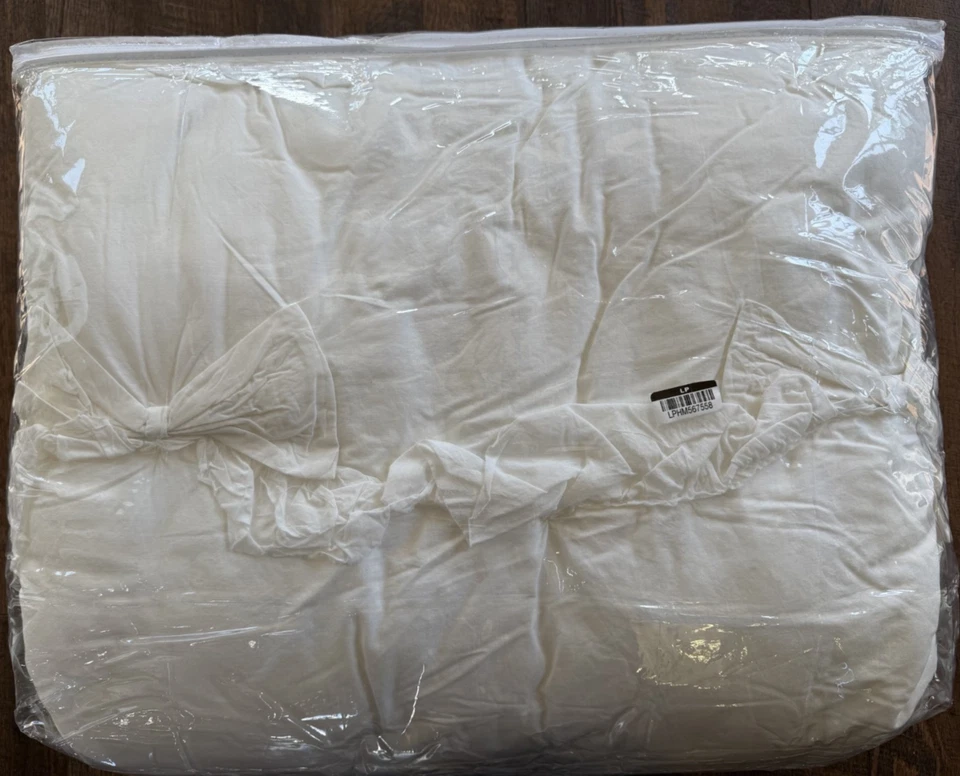 New Pottery Barn LoveShackFancy Ruffle Bow TWIN Quilt - Image 1 of 2