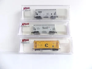(16) ATLAS 1:160 / 3 WAGONS AMERICAIN TYPE US CENTERFLOW / AIRSLIDE - Picture 1 of 2