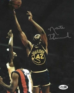 Signed 8x10 NATE THURMOND  Golden State Warriors Autographed Photo w/JSA COA - Picture 1 of 1
