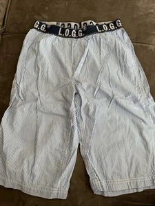 H&M Jungen Boxershorts, Pyjamahose – Weiß-Blau-kariert – Baumwolle – Gr. 146, 15 - Bild 1 von 3