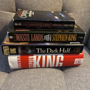 Stephen King Book Lot x4 Christine, Insomnia, Dark Tower Waste Lands, Dark Half - Imagen 1 de 10