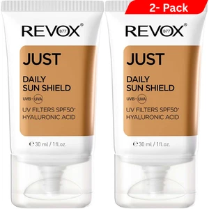 2 x Revox B77 Sun Shield SPF50+ 30ml Daily UVA UVB + Hyaluronic Acid - Picture 1 of 4