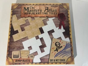 Kartenplättchen The Master’s Atlas Worldcrafting Fliesen von Stratagem trocken nass abwischbar neu  - Bild 1 von 7