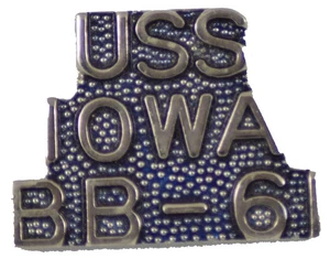 USS Iowa BB-61 Pin - Picture 1 of 1