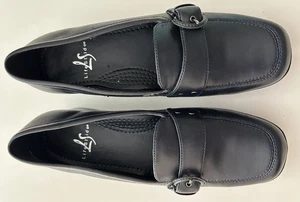 LifeStride Damenschuhe Größe 9W flache Halbschuhe mit Schnalle marineblau brandneu orig. Karton - Bild 1 von 4