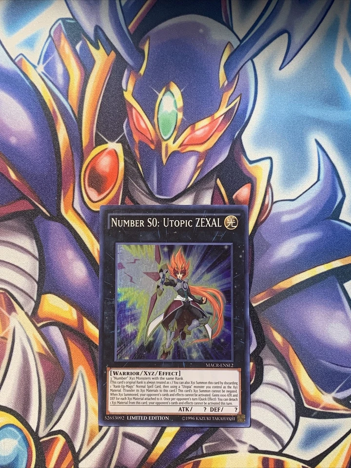 Yugioh Number S0: Utopic ZEXAL MACR-ENSE2 Super Rare Limited Edition NM - Image 1 of 1