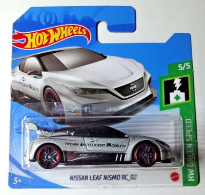 Hot Wheels - Nissan Leaf Nismo RC_02 - Argento - HW Green Speed 2021 - GRX36 - Immagine 1 di 3