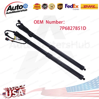 2x Puerta levadiza eléctrica trasera soporte elevador puerta trasera para VW Touareg SUV 10-18 7P6827851D Foto 1 de 4