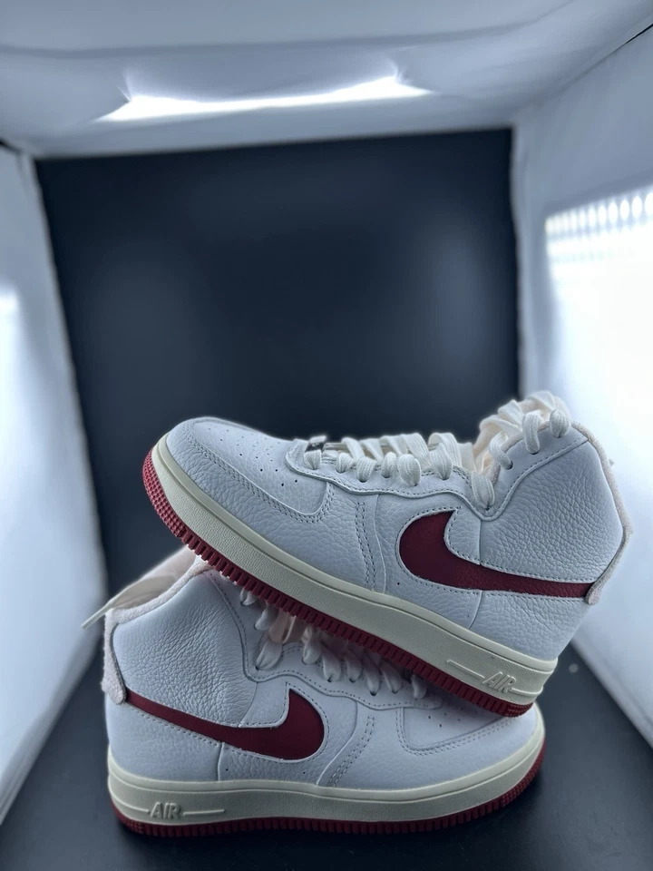 Nike Air Force 1 High Sculpt Summit Blanco Gimnasio Rojo Talla 5.5w Nuevo Sin Tapa Caja Foto 1 de 4