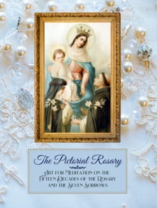 The Pictorial Rosary ~Art for Meditation on Rosary & the Seven Sorrows~Softcover - Picture 1 of 12