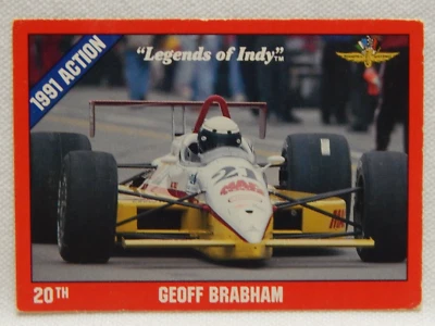 INDIANAPOLIS 500 LEGENDS OF INDY TRADING CARD 1992 - Image 1 of 2