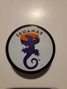 Vintage SAN ANTONIO IGUANAS OFFICIAL HOCKEY PUCK Home Depot Advertising - Picture 1 of 8