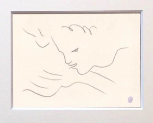 Jean Cocteau Drawing Nude Male Gay French Sketch Erotic Sailor Marin - Picture 1 of 3