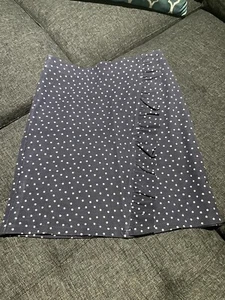 NWT Ann Taylor Loft Polka Dot Ruffle Skirt - Picture 1 of 6