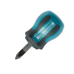 Vessel Megadora Stubby Driver +1x25 920 Philips Metal L75mm ‎920 (+)1X25 NEW - Picture 1 of 3