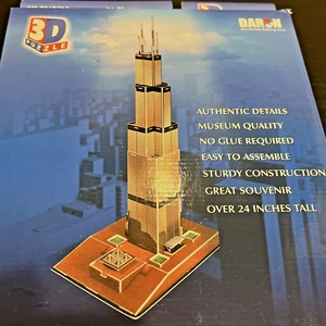 Willis Tower 3D PUZZLE 51 TEILE alias Sears Tower DARON CF083H 24" NEU - Bild 1 von 6