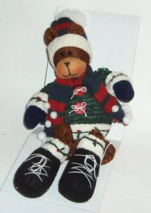 bottone natalizio gamba orso mensola sitter regalo natale decorazione casa - Foto 1 di 12