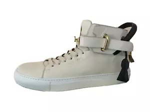 BUSCEMI- BASKETS - SNEAKERS - 100MM - CUIR CREME - NEUVES -pointure 39 eu - Bild 1 von 10
