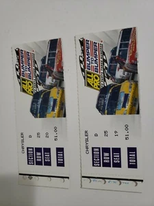 VTG  ALL PRO auto parts three hundred  2 Ticket Bumper to Bumper Chrysler nascar - Picture 1 of 6