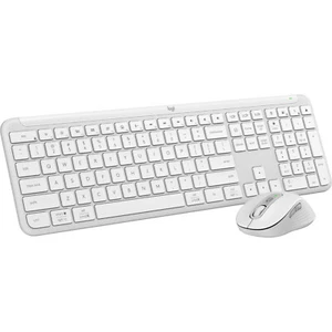 Logitech MK950 Slim Wireless Keyboard and Mouse Combo (White) - Free Postage - Picture 1 of 5